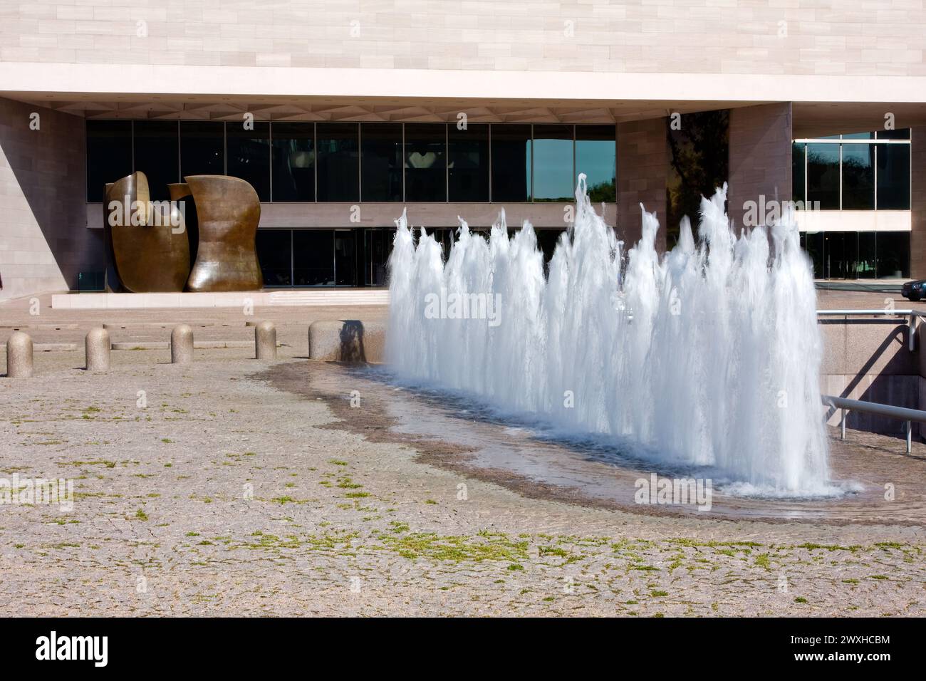 Washington, D.C., USA, Nordamerika - National Gallery of Art, Eingang im Ostflügel. Eines der Museen der Smithsonian Institution. Stockfoto