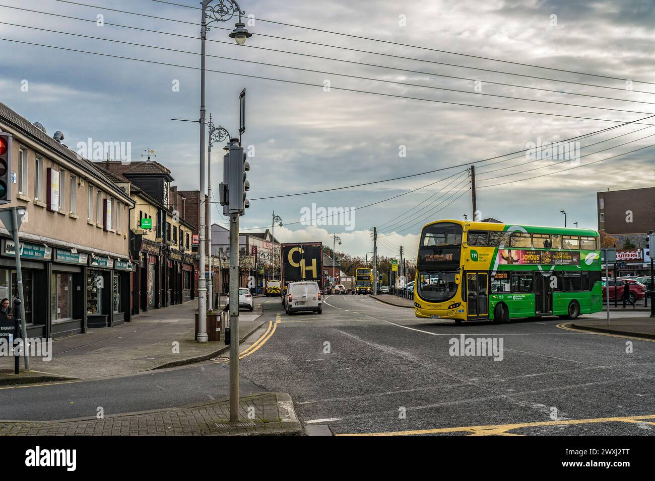 Finglas Village, Dublin, Irland Stockfoto