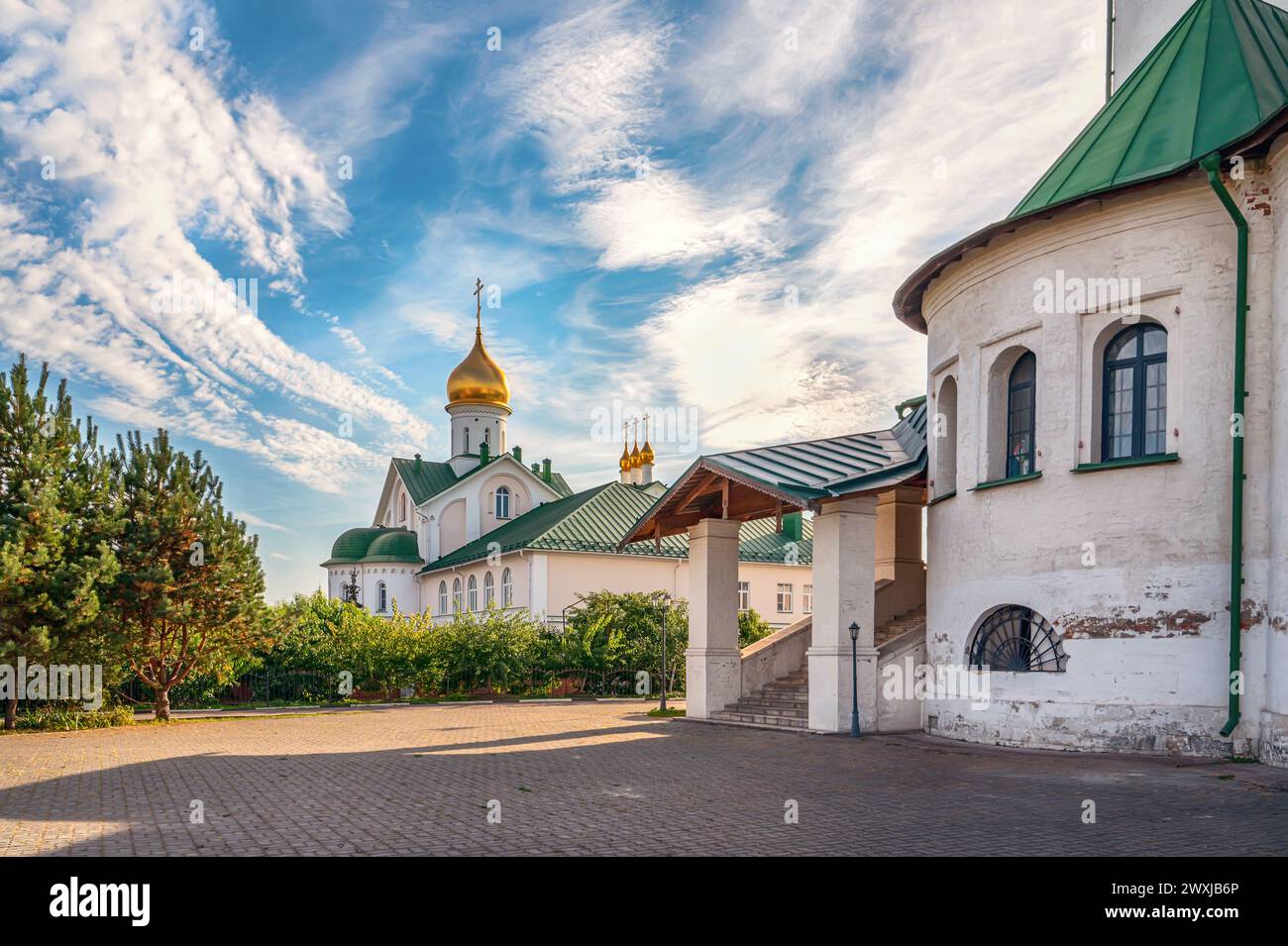 Epiphany Staro-Golutvin Kloster Kolomna, Russland. Orthodoxes Kloster im Osten der Moskauer Region. Verbindung des Theologischen Seminars im EP Stockfoto