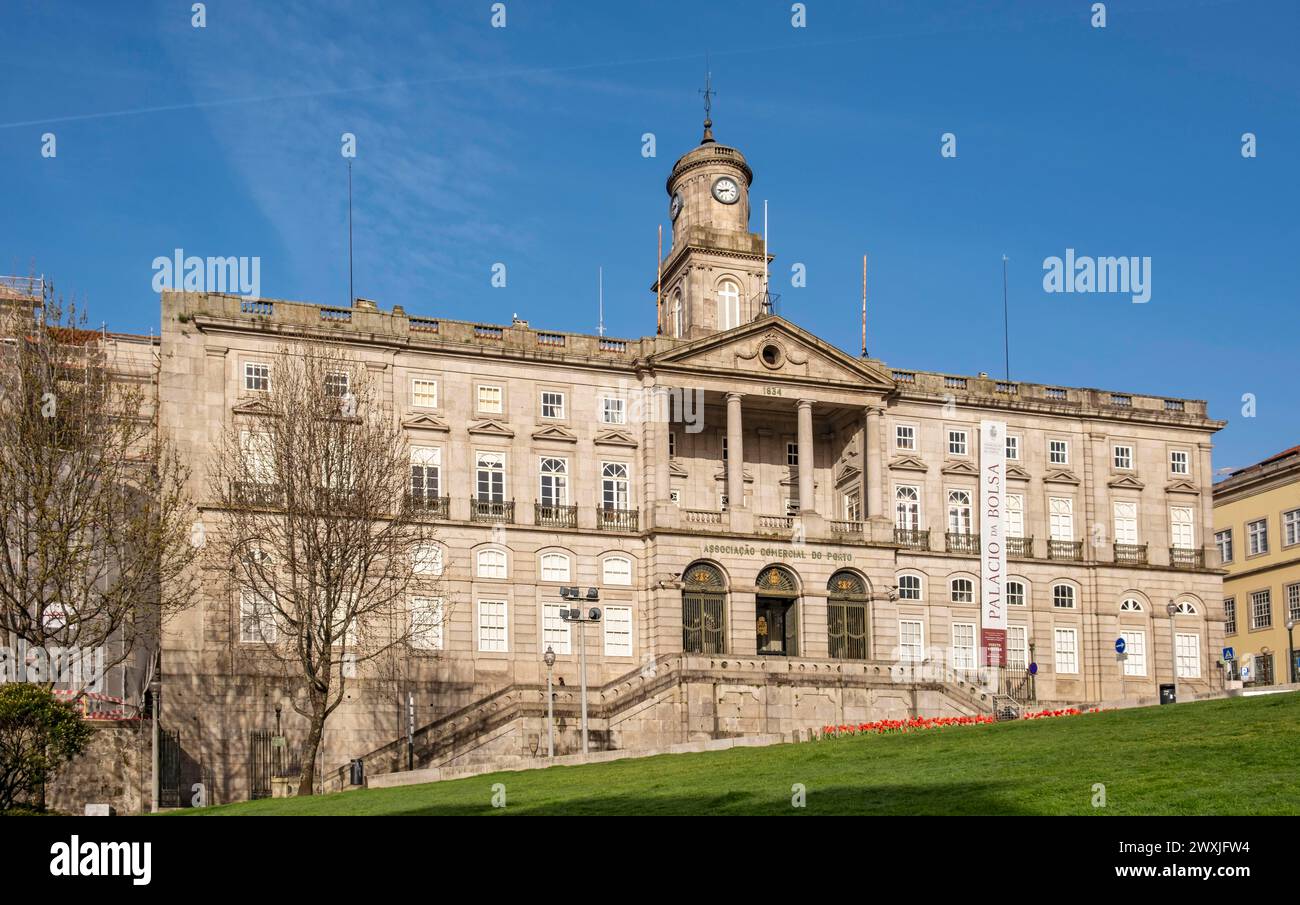 Börsenpalast, Palacio da Bolsa, Porto, Portugal Stockfoto