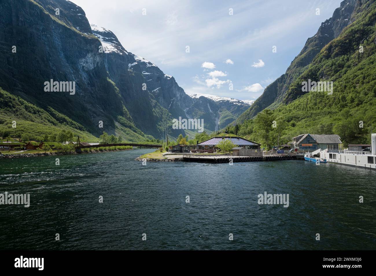 Fjord en Norvège Stockfoto