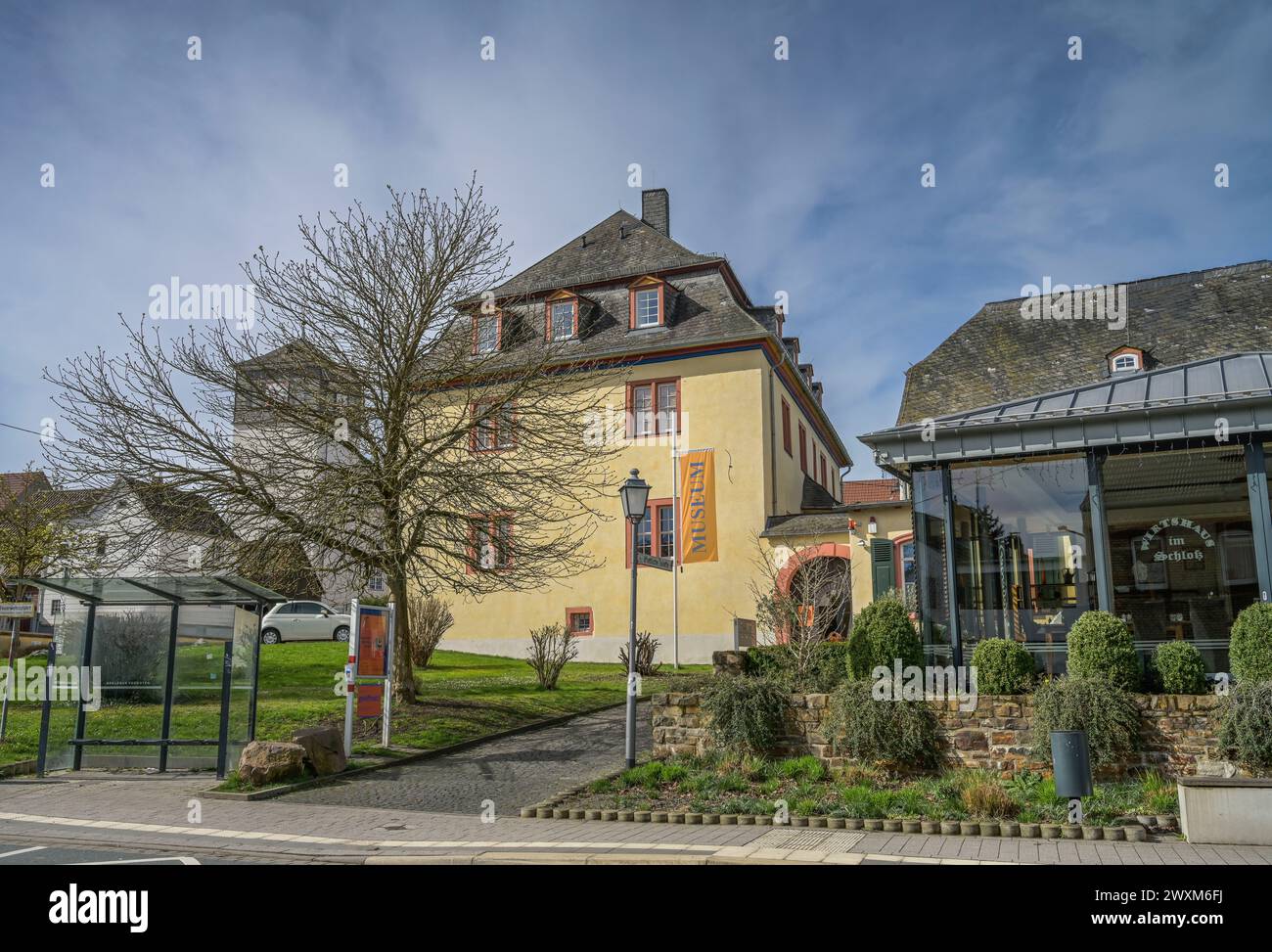 Schloß Wehen, Taunusstein, Rheingau-Taunus-Kreis, Hessen, Deutschland Stockfoto