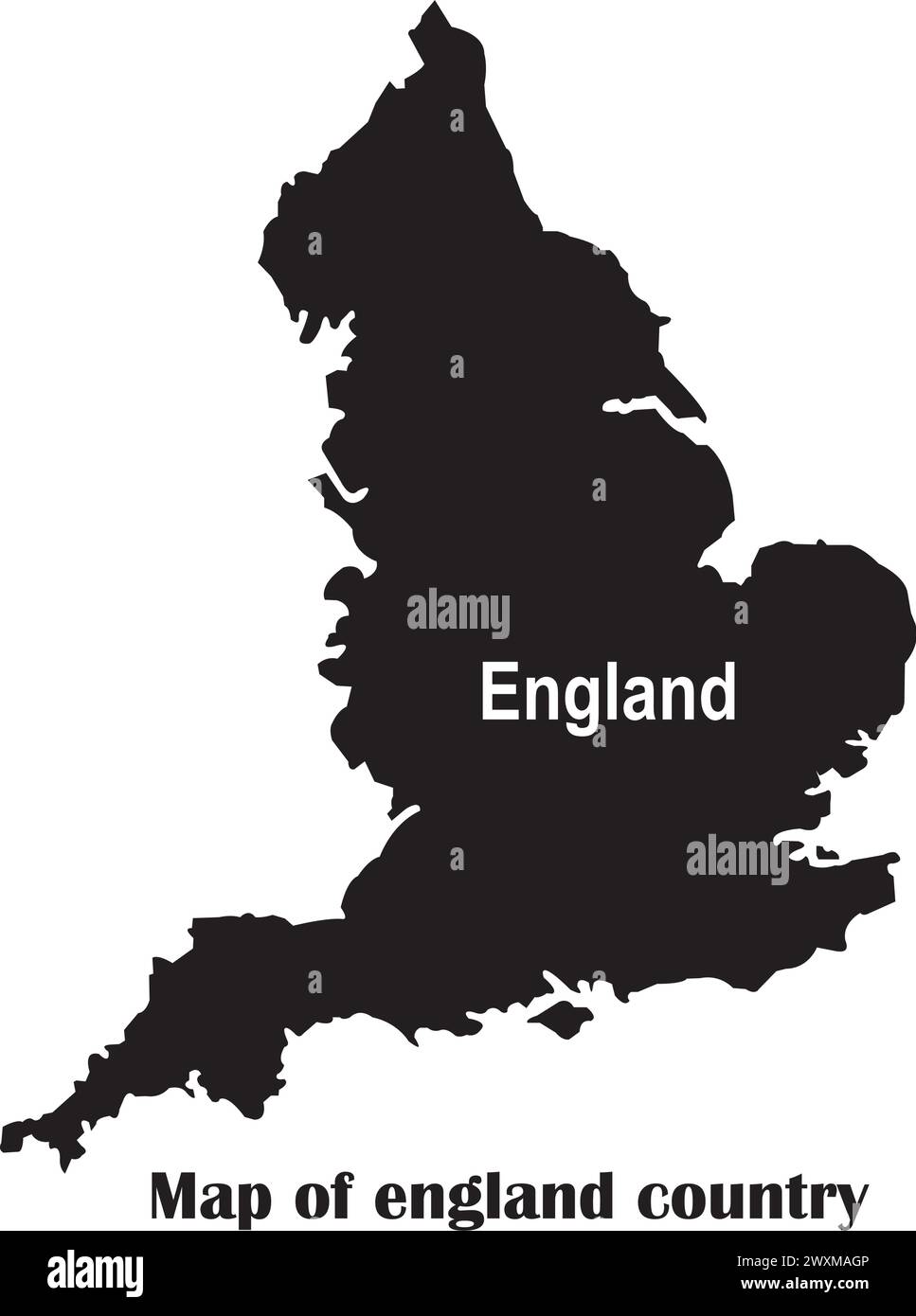 England Karte Symbol Vektor Illustration Symbol Design Stock Vektor