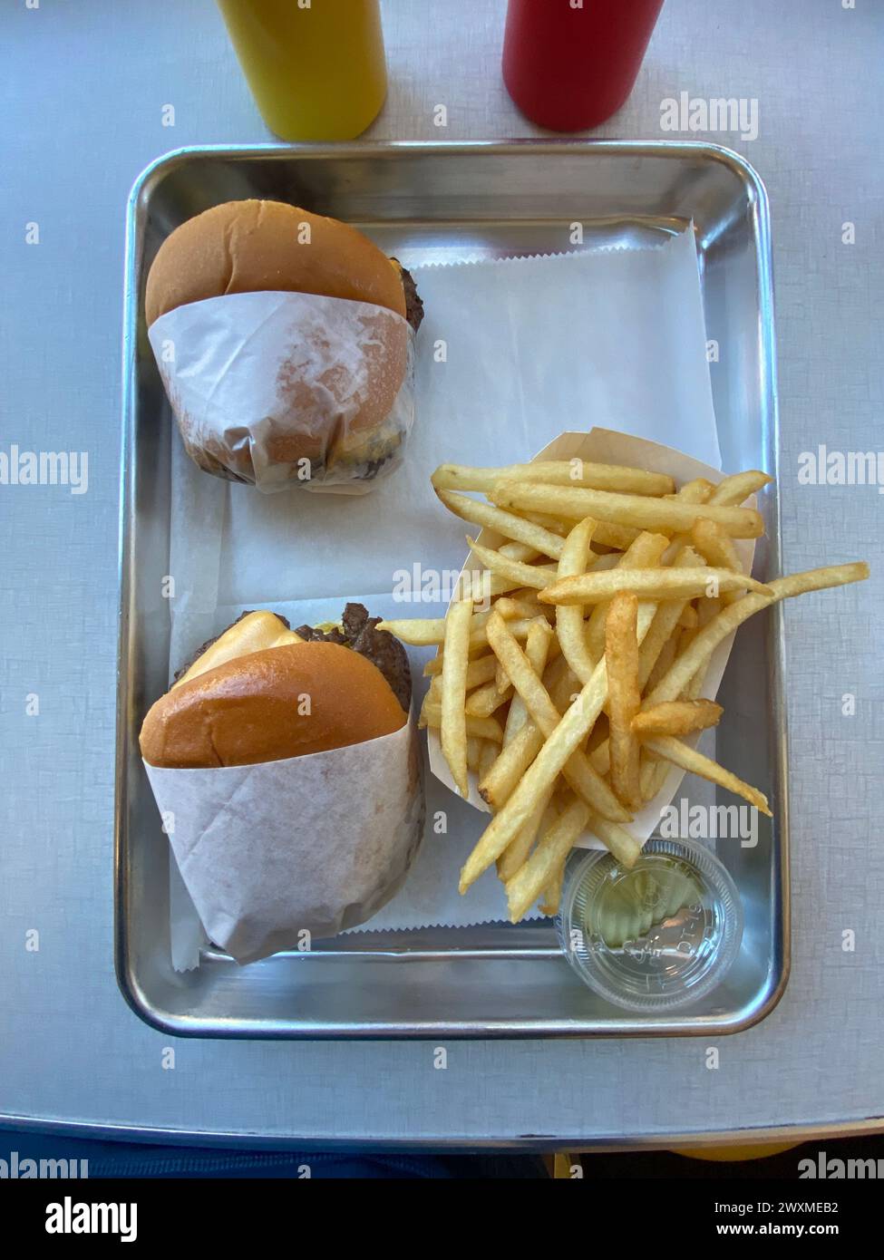 New York, USA. Februar 2024. Hamburger america Fastfood-Joint, New York. Hinweis: Nidpor/Alamy Live News Stockfoto