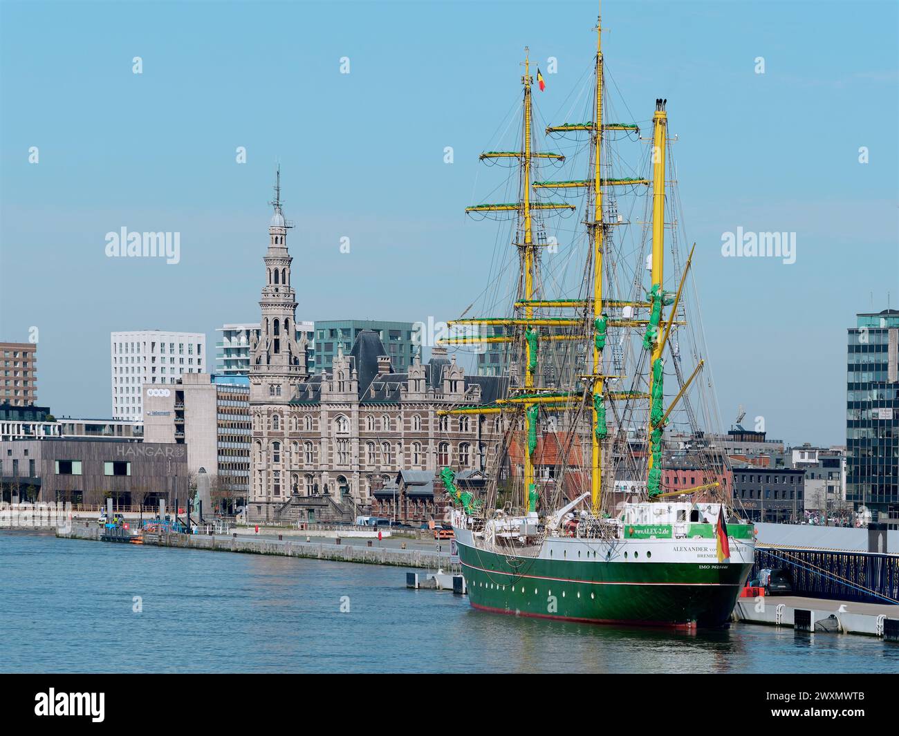 Alexander von Humboldt II. In Antwerpen, Belgien Stockfoto