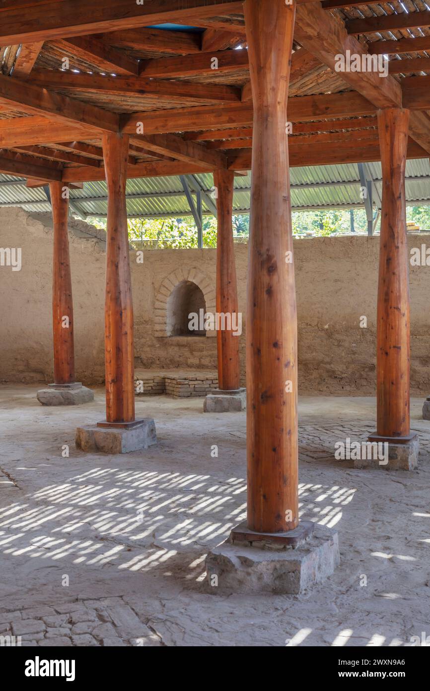 Moschee innen, Taraz, Jambyl Region, Kasachstan Stockfoto