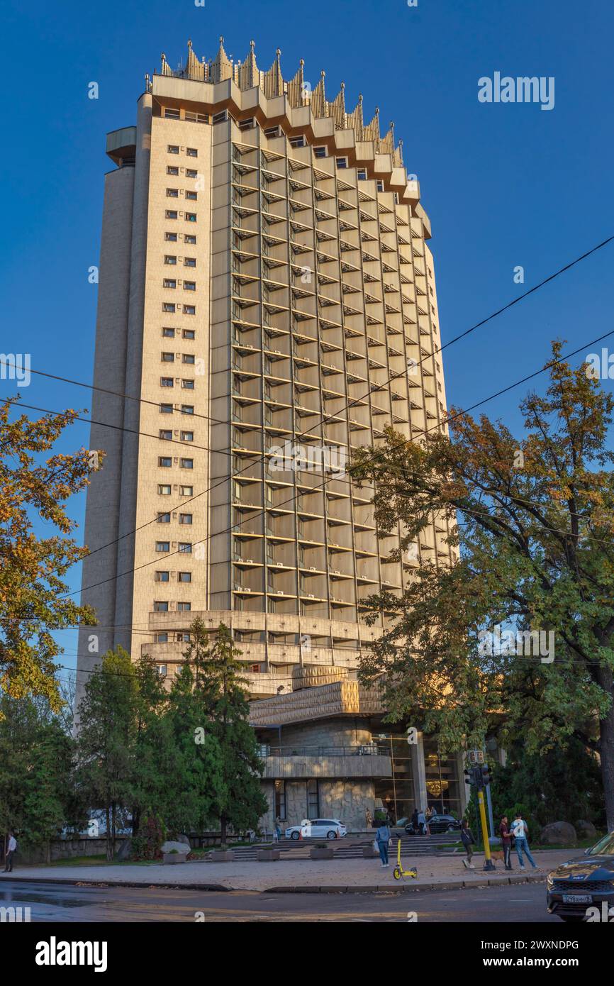 Hotel Kasachstan, 1977, Almaty, Kasachstan Stockfoto
