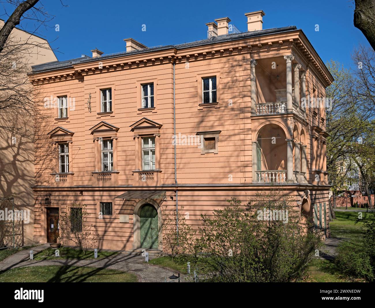 Puslowski Palace, Krakau, Malopolska, Kleinpolen Stockfoto