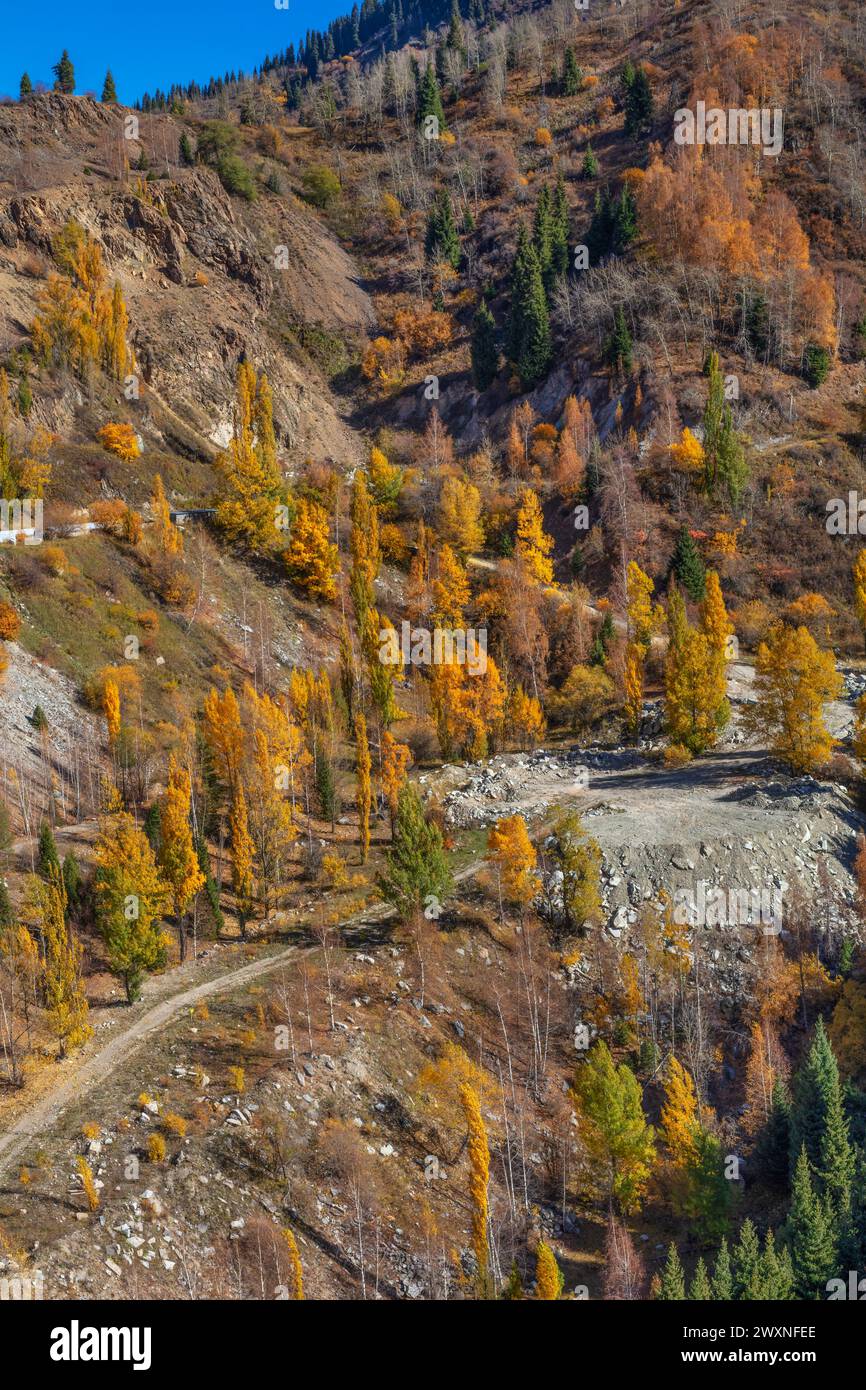 Medeu, Outdoor-Speed-Skating und Bandy rinke, Almaty, Kasachstan Stockfoto