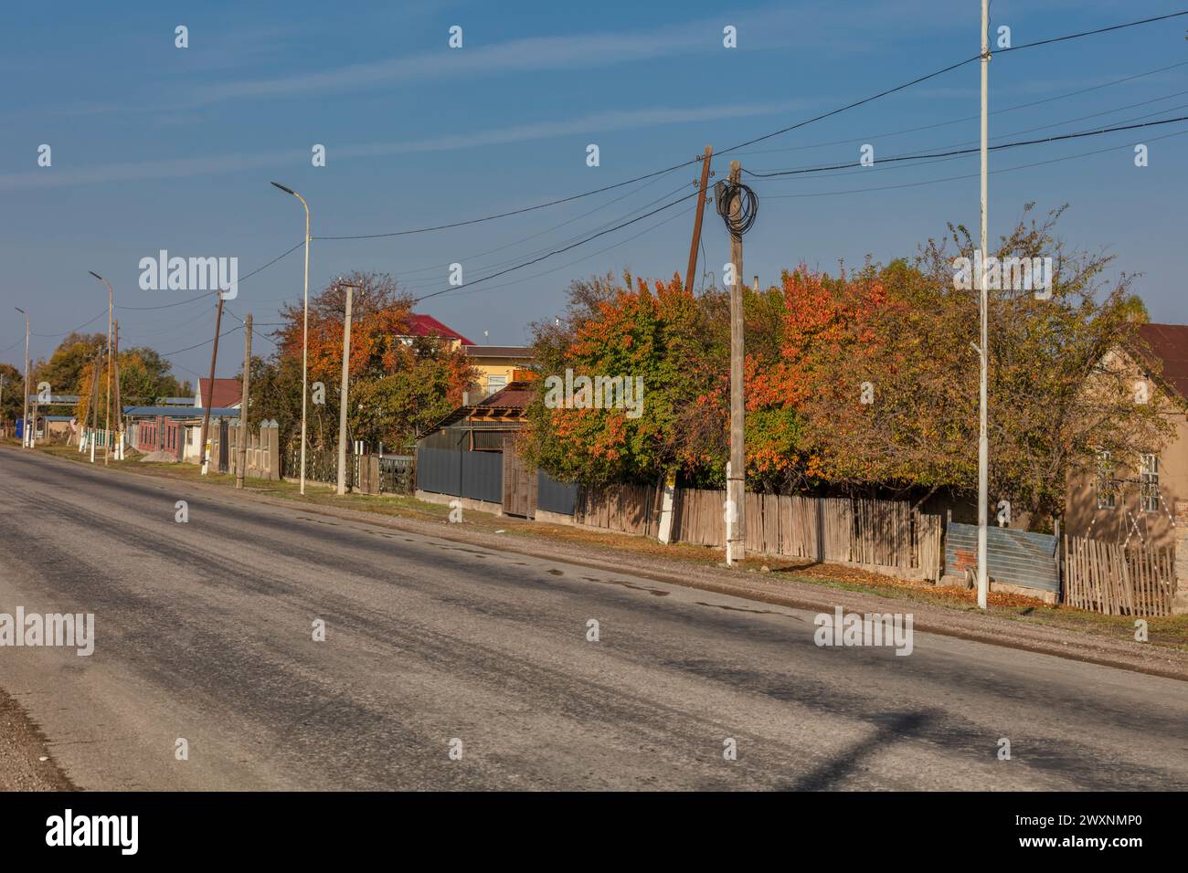 Talas-Tal im Herbst, Region Talas, Kirgisistan Stockfoto