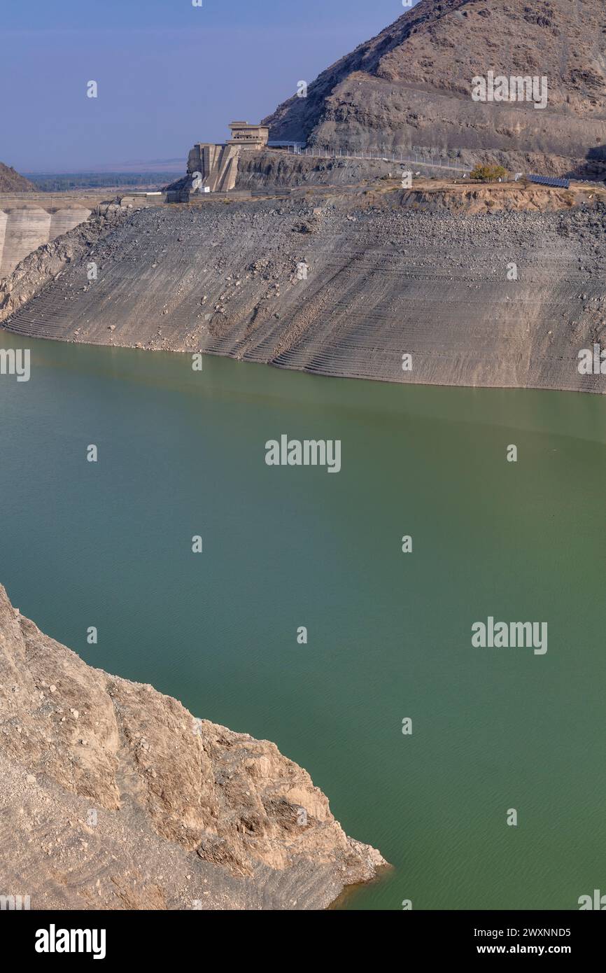 Kirov Reservoir, 1975, Region Talas, Kirgisistan Stockfoto