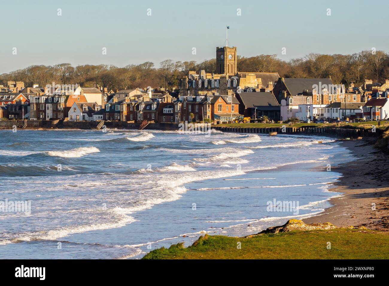 West Bay, North Berwick, East Lothian, Schottland, Großbritannien. Stockfoto