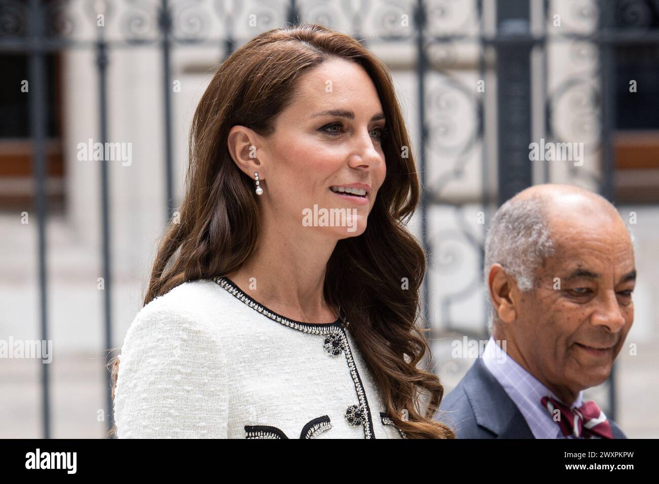 London, Großbritannien. Juni 2023. Im Bild: Catherine – die Prinzessin von Wales verlässt die National Portrait Gallery. Quelle: Justin Ng/Alamy Stockfoto