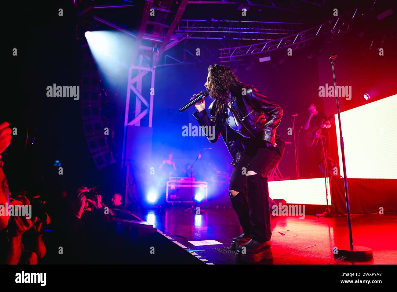 Mailand, Italien. April 2024. Mailand, Fletcher tritt im Konzert während der in Search of the Antidote Tour auf. Auf dem Foto: Fletcher Credit: Independent Photo Agency/Alamy Live News Stockfoto