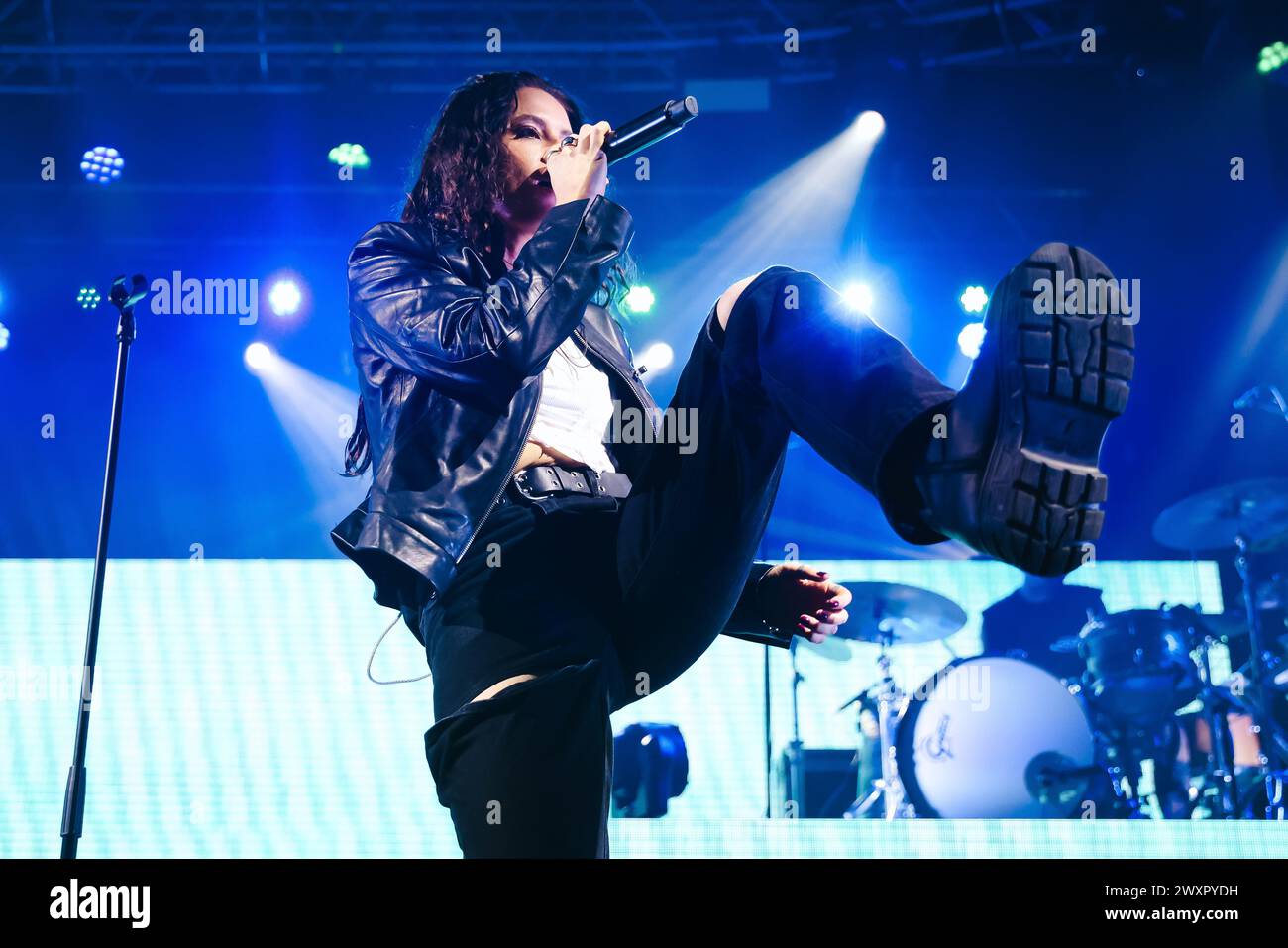 Mailand, Italien. April 2024. Mailand, Fletcher tritt im Konzert während der in Search of the Antidote Tour auf. Auf dem Foto: Fletcher Credit: Independent Photo Agency/Alamy Live News Stockfoto