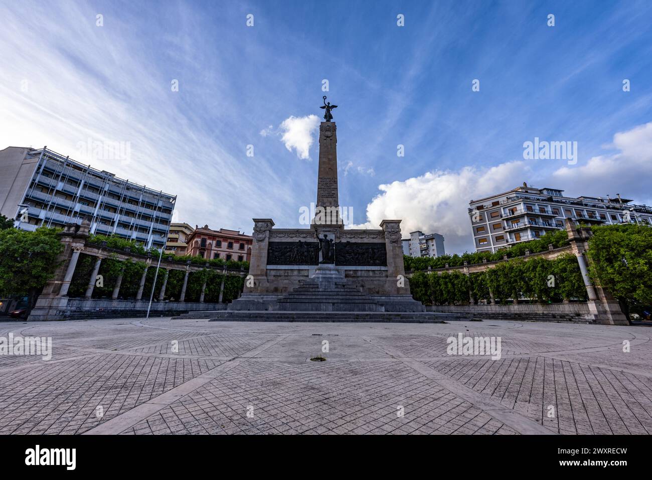 Palermo, Italien. 1. April 2024 abgebildet: Statua della Libertà in Palermo, Sizilien. Kredit: Rich Dyson Stockfoto