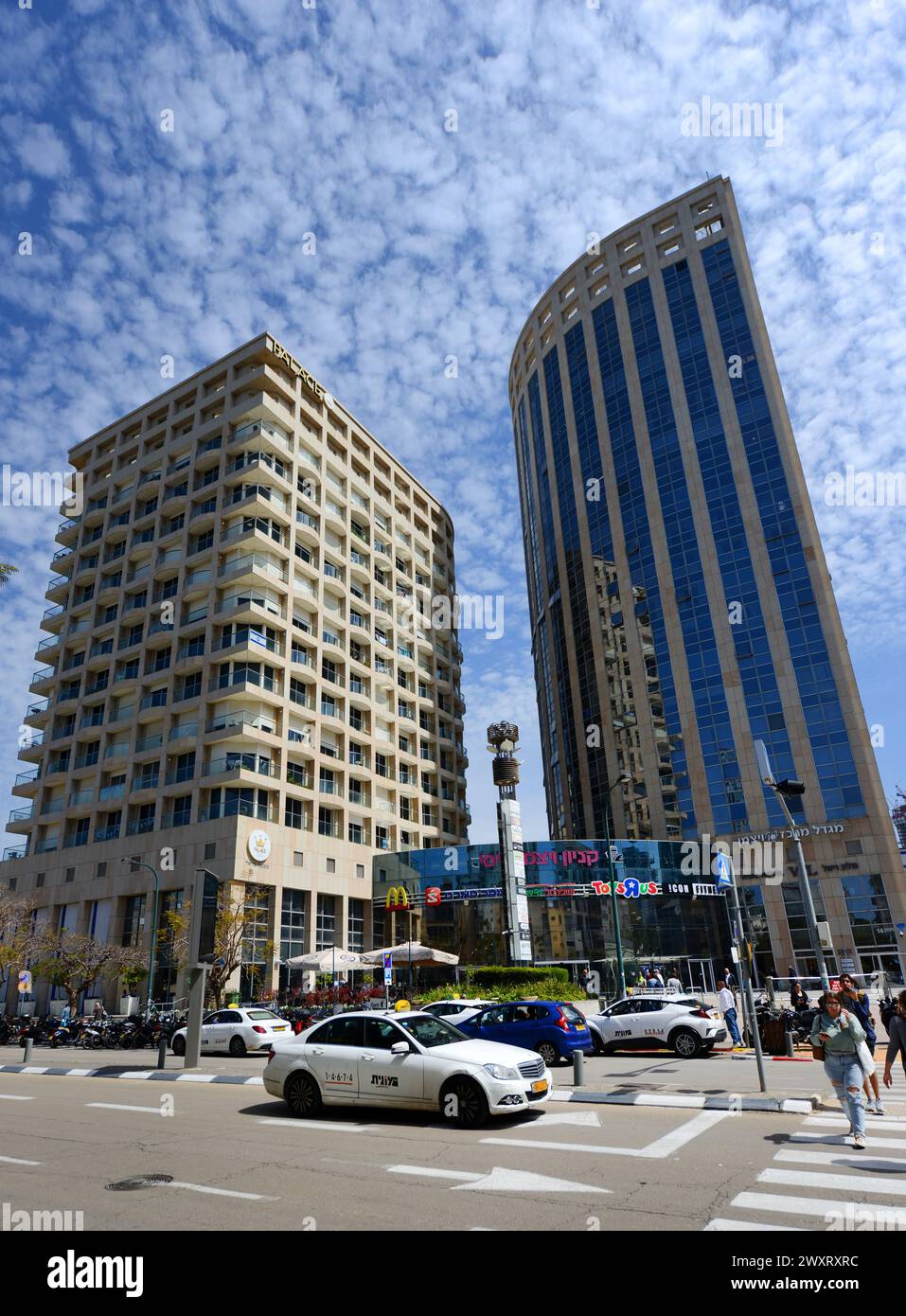 Top Ichilov Krankenhaus in der Weizmann Straße in Tel-Aviv, Israel. Stockfoto