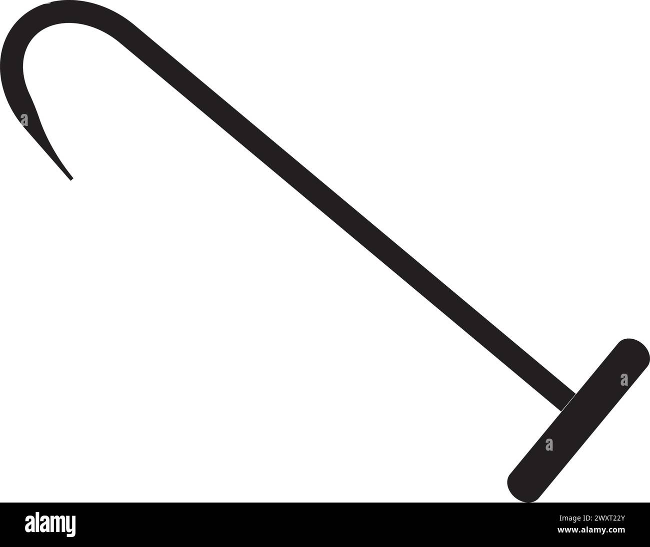 Gancu-Symbol, Palm Picking Tool Vektor Symbol Design Stock Vektor