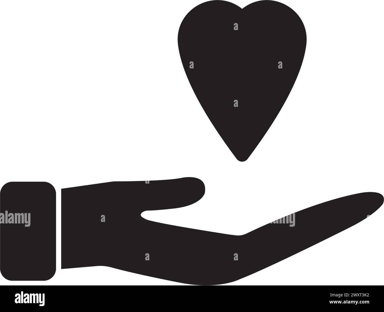 Spenden Sie Symbol Vektor Illustration Symbol Design Stock Vektor