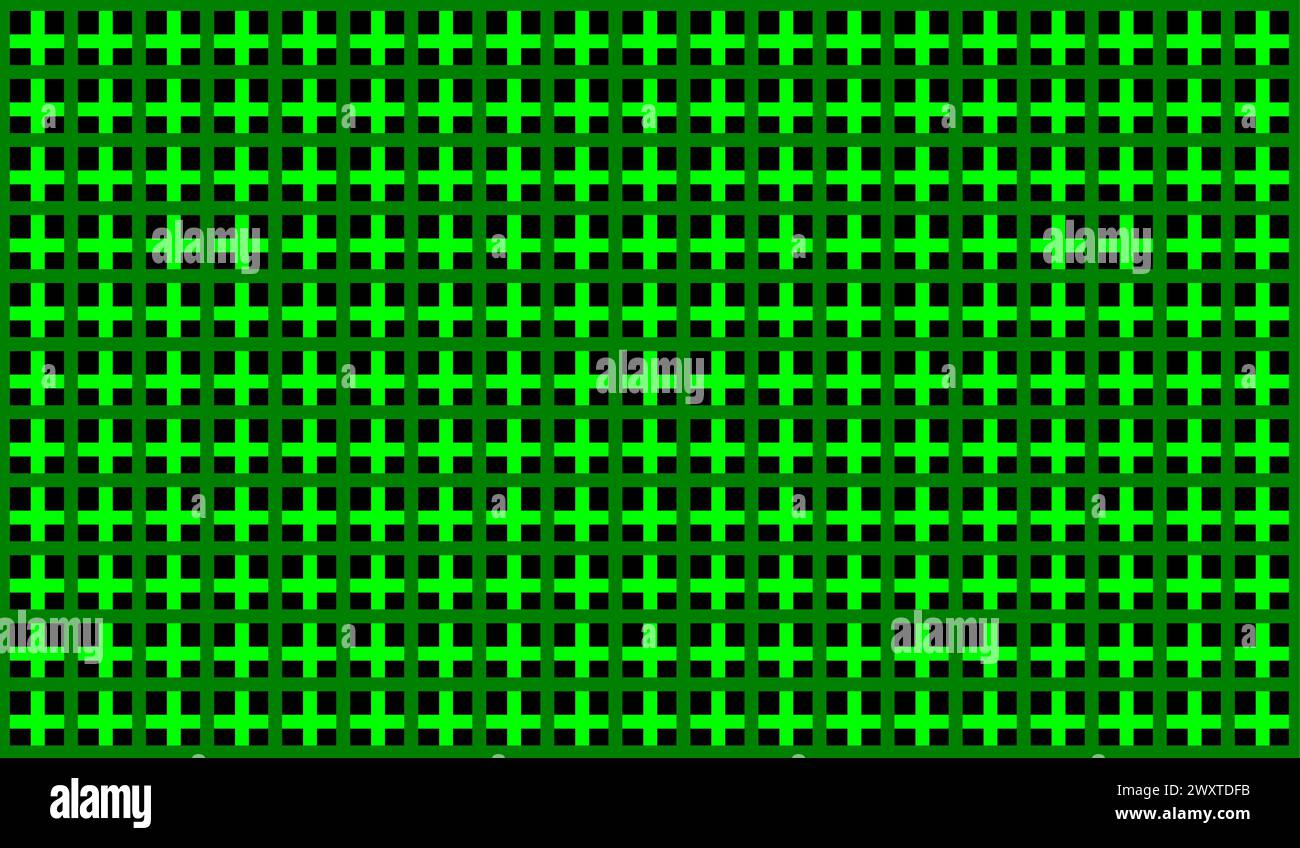Grüner Streifenhintergrund. Nahtloses Design aus Stoff und Tischdecke. Stock Vektor