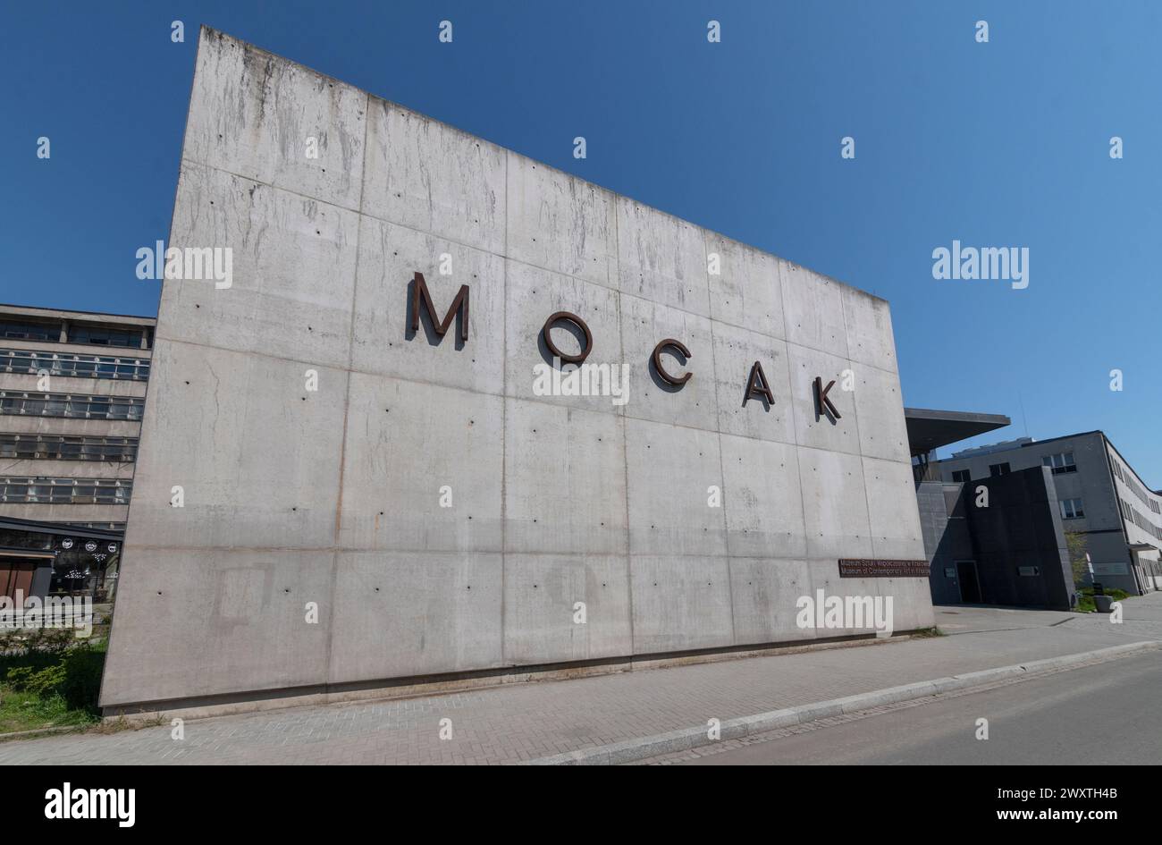 Museum für zeitgenössische Kunst in Kraków MOCAK, Krakau, Polen Stockfoto