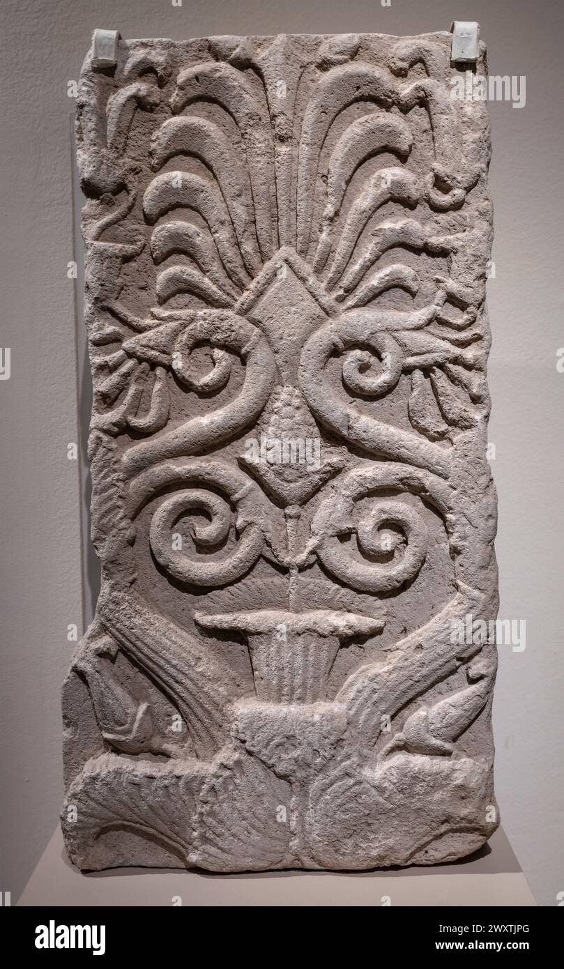 Dekorative Platte, Bosporus, 4. Jahrhundert v. Chr., Puschkin Staatliches Museum der Schönen Künste, Moskau, Russland Stockfoto