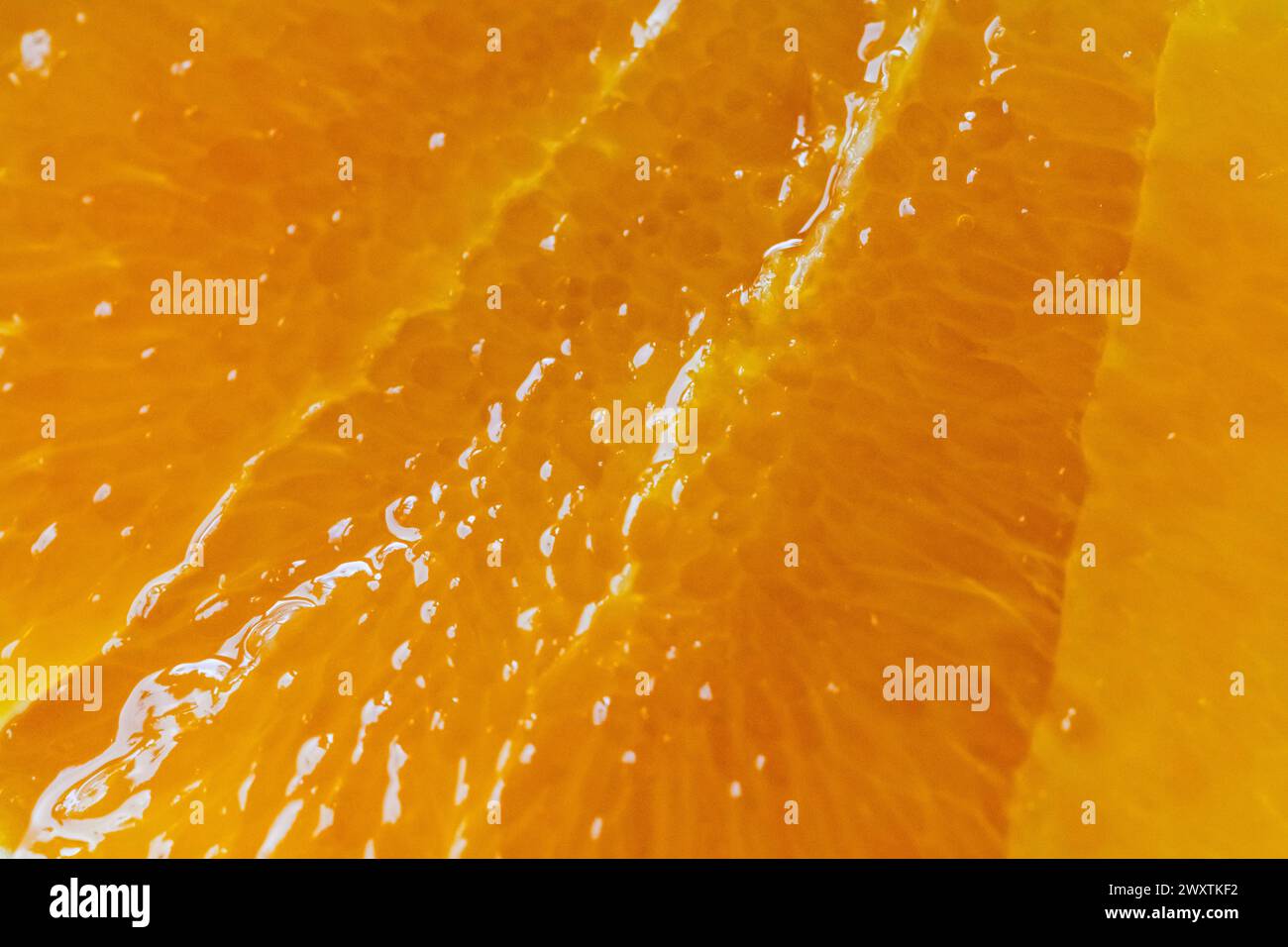 Makro-orangefarbener Texturhintergrund Stockfoto