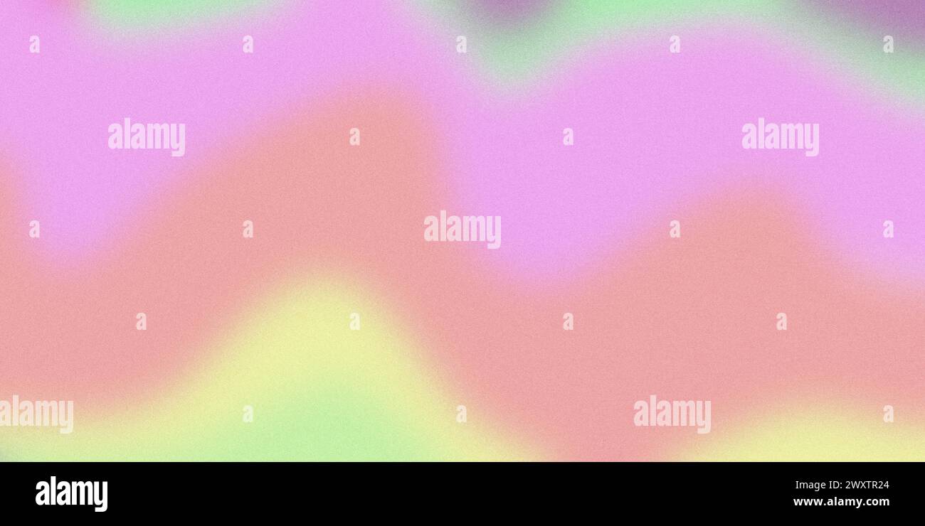 Hologramm-Hintergrund. Neon-Farbverlauf in Pastellfarben Stockfoto