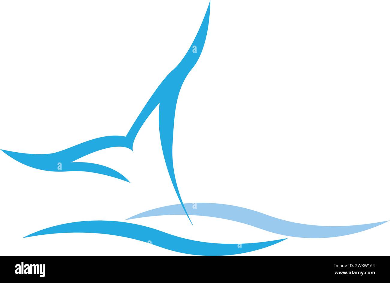 Fisch logo Vorlage. Kreative vektor Symbol der Fishing Club oder online Stock Vektor