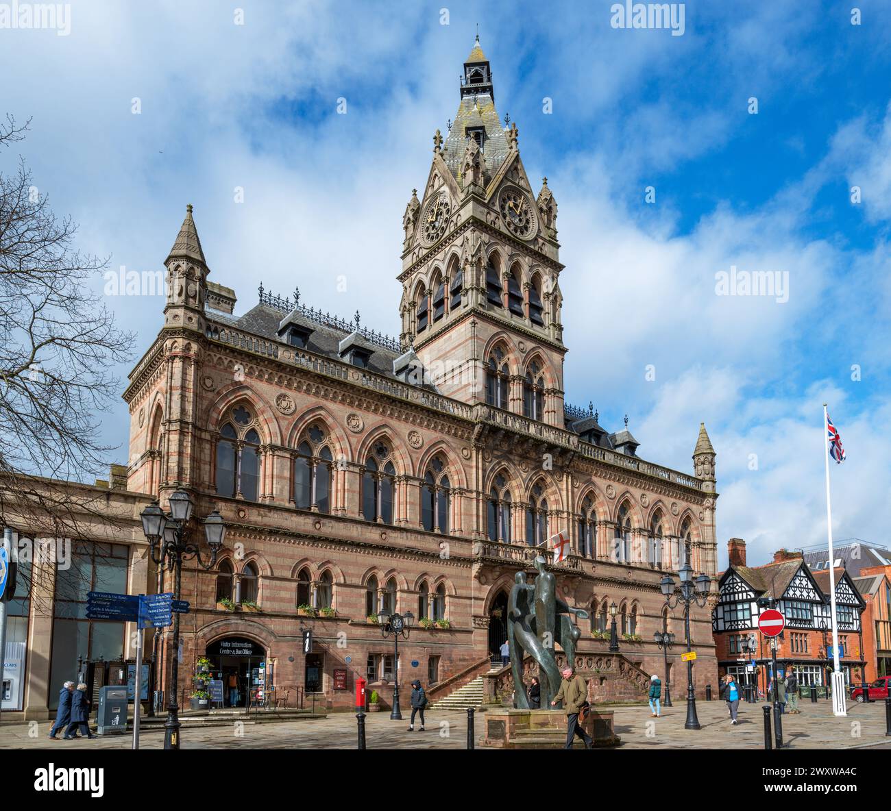 Chester Town Hall, Chester, Cheshire, England, Großbritannien Stockfoto
