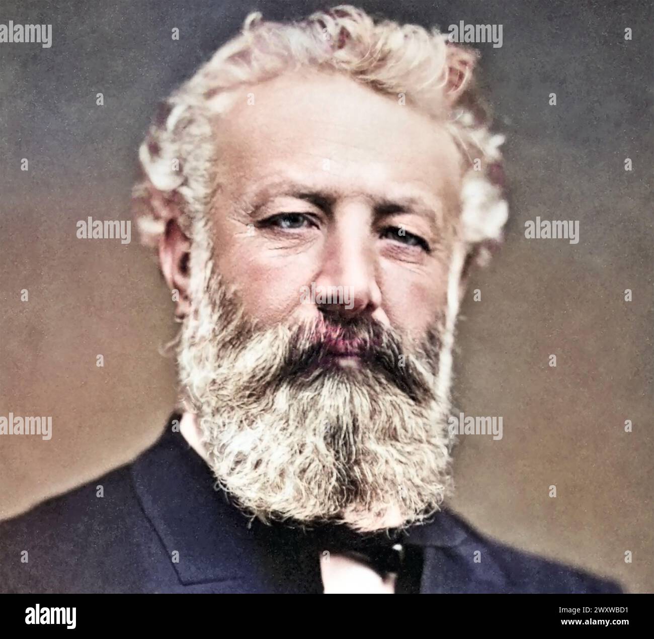 JULES VERNE (1828–1905) französischer Schriftsteller um 1885 Stockfoto