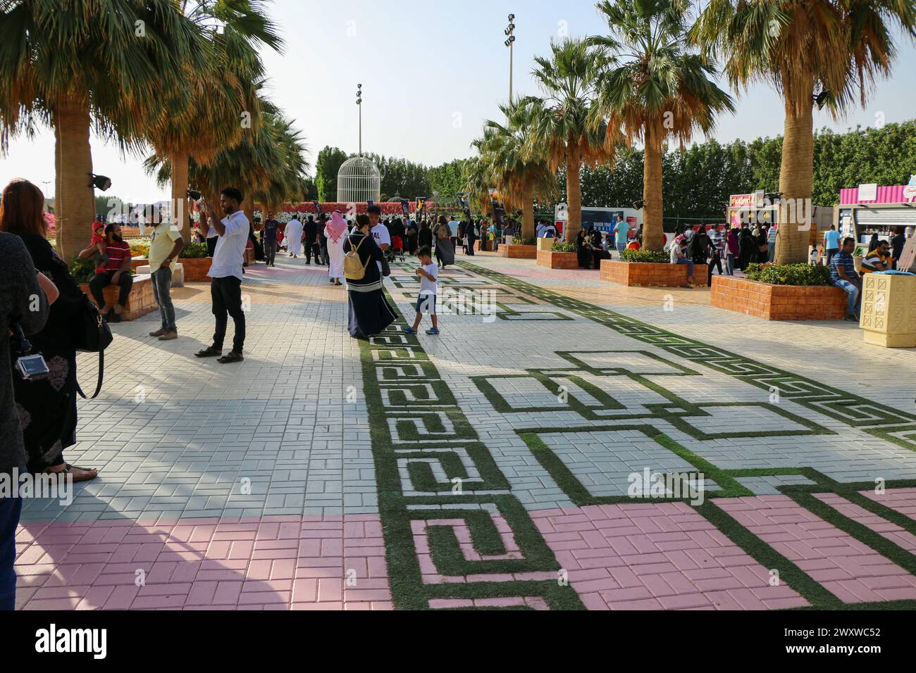 Yanbu, Region Madinah, Saudi-Arabien. 23. März 2019 - Blumenfest - jährliche Veranstaltung der Königlichen Kommission Stockfoto