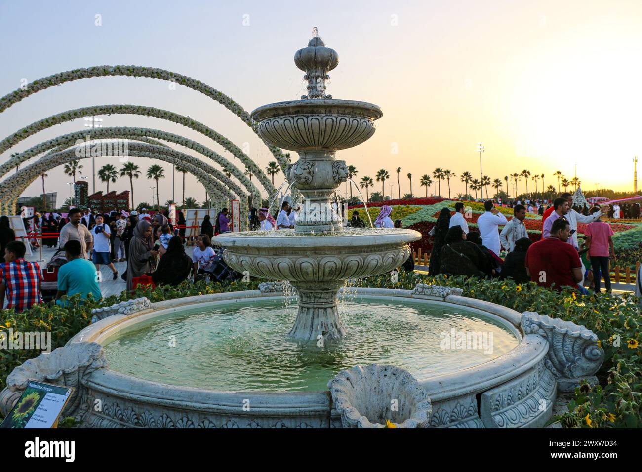 Yanbu, Region Madinah, Saudi-Arabien. 23. März 2019 - Blumenfest - jährliche Veranstaltung der Königlichen Kommission Stockfoto