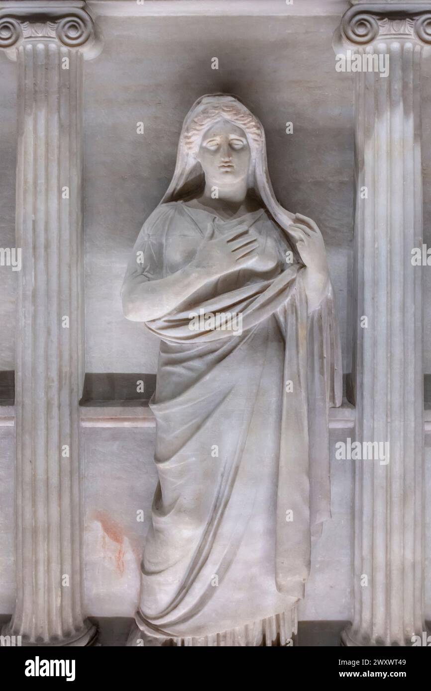 Sarkophag der trauernden Frauen, 4. Jahrhundert v. Chr., Königliche Gräber, Sidon, Archäologisches Museum, Istanbul, Türkei Stockfoto