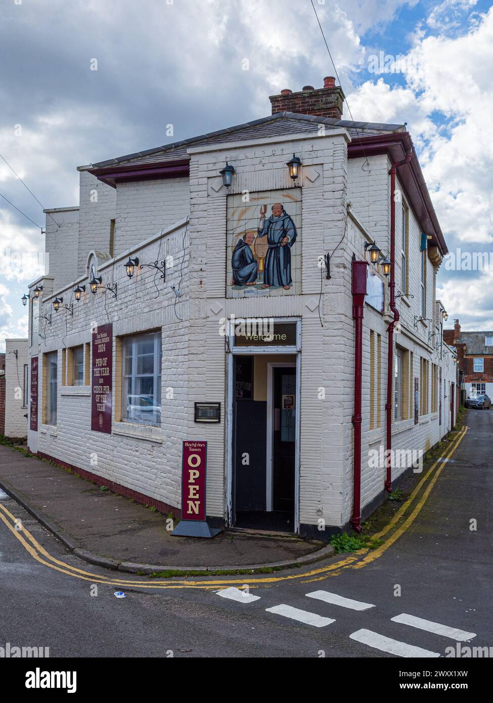 Blackfriars Tavern Great Yarmouth Norfolk UK - der CAMRA East Anglia Pub des Jahres 2024. Eröffnung 1865. Stockfoto