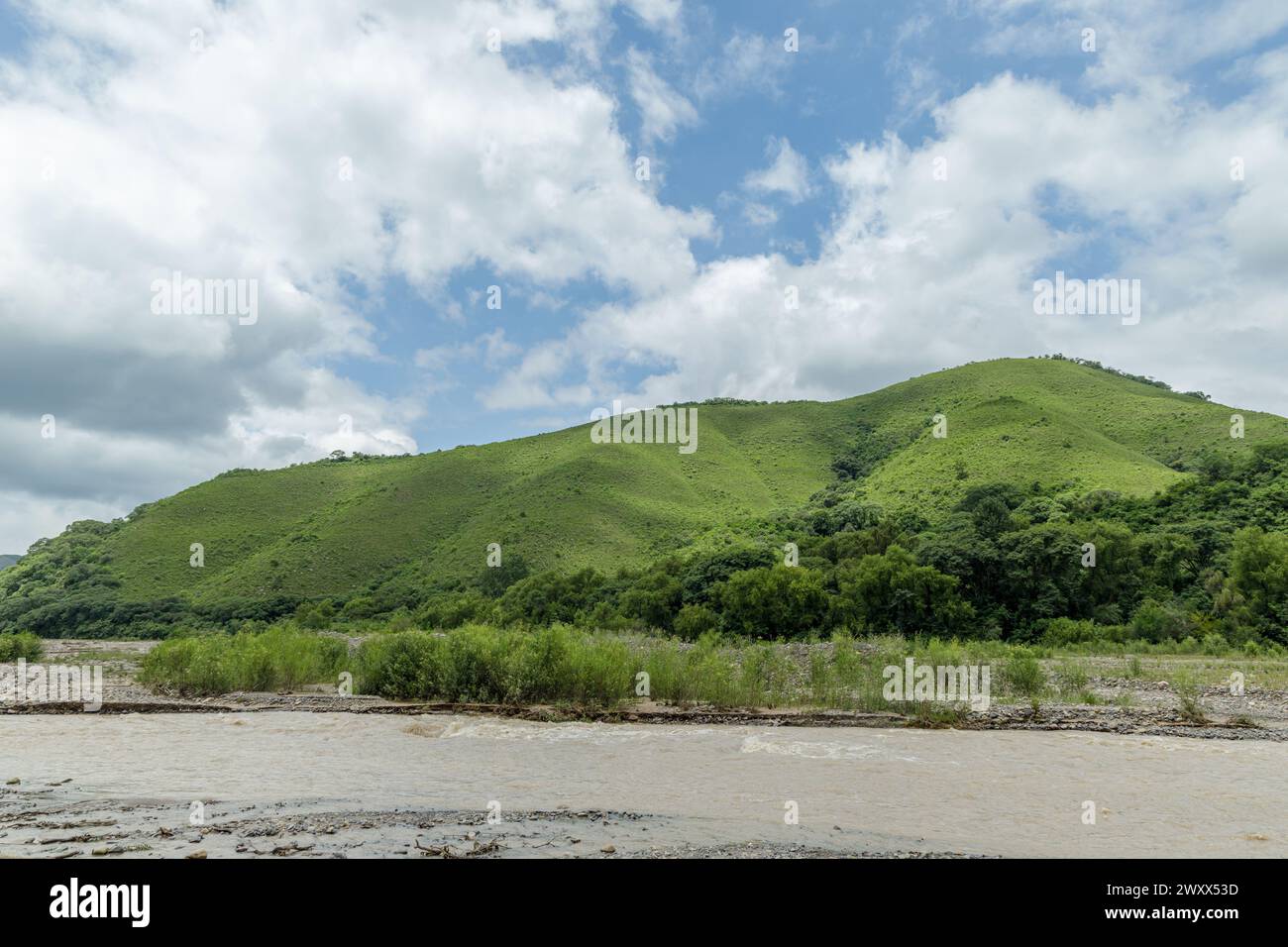 La Caldera in der Provinz Salta in Argentinien. Stockfoto