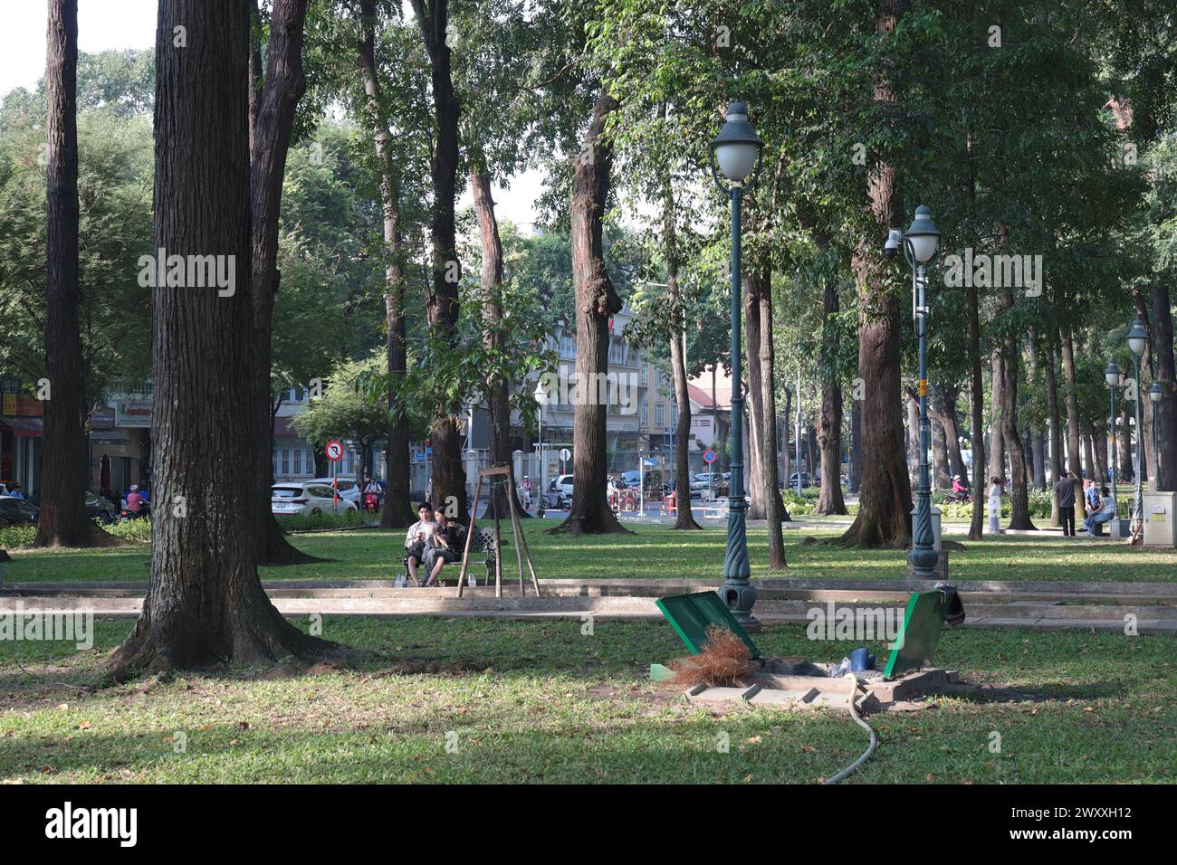 April 30 Park, Ho-Chi-Minh-Stadt (Saigon), Vietnam Stockfoto