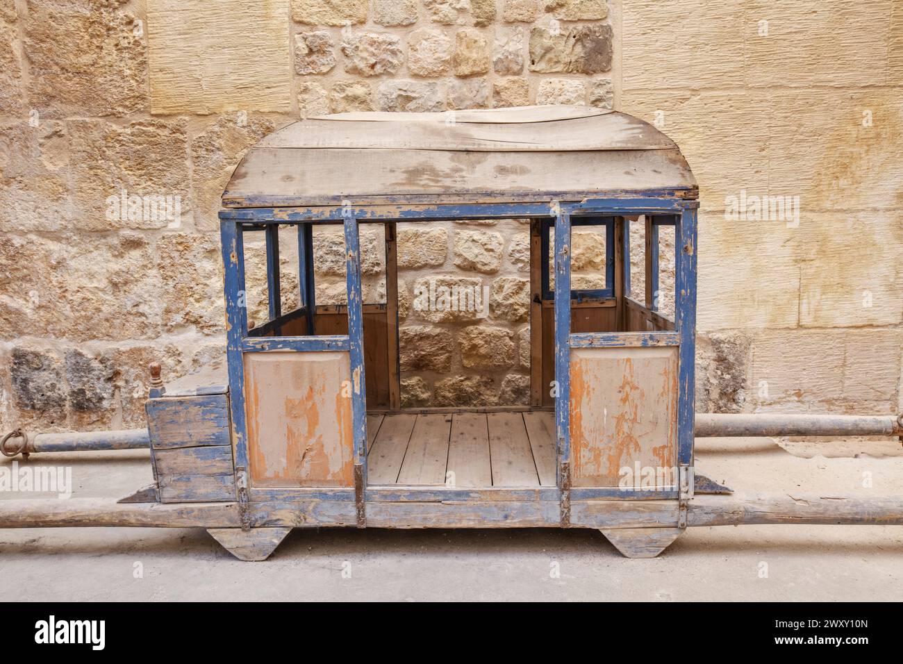 Wurf, Inneres des Klosters Mor Hananyo, Deyruzzaferan Manastiri, Kloster St. Ananias, Tur Abdin, Provinz Mardin, Türkei Stockfoto