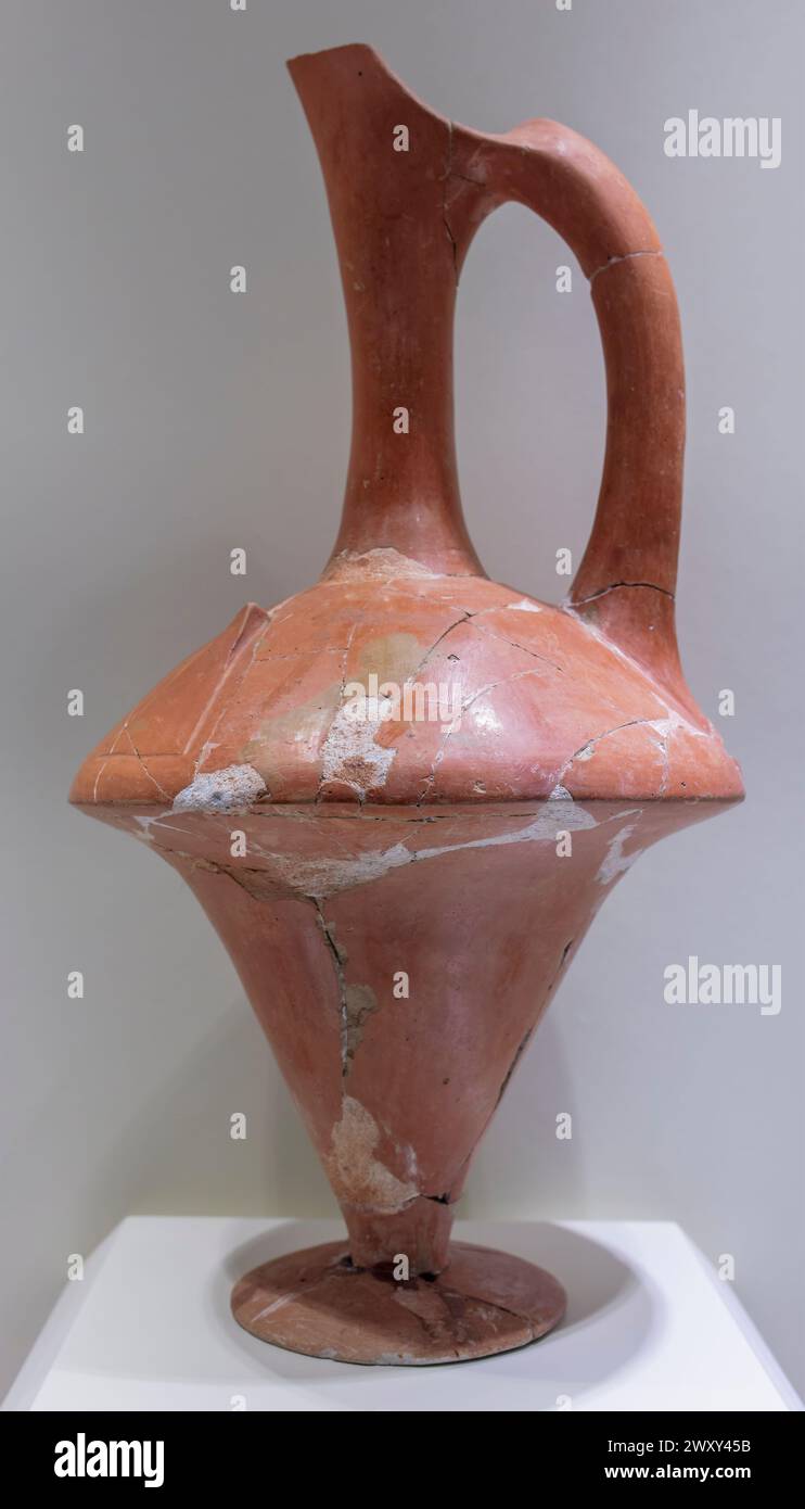 Hittite Keramik, Alacahoyuk, Alaca Hoyuk, Provinz Corum, Türkei Stockfoto