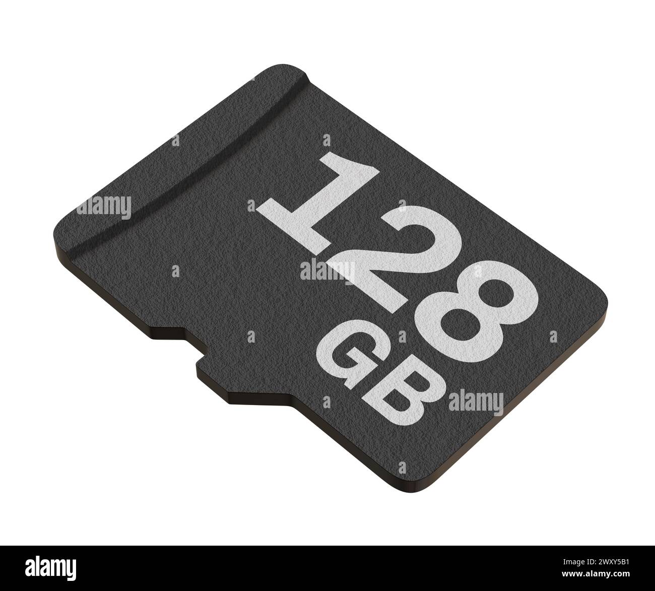 Speicherkarte mit 128 GB Kapazität, MicroSD-Flash-Speicher-Disc Stockfoto