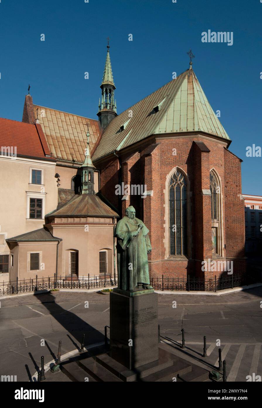 Die Statue von Józef Dietl von Xawery Dunikowski, Krakau, Polen Stockfoto