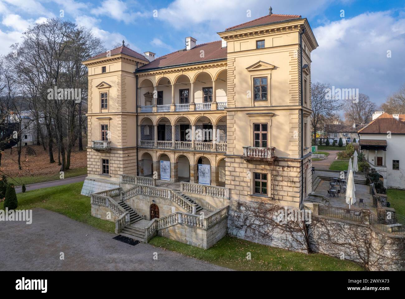 Villa Decius, Krakau, Polen Stockfoto