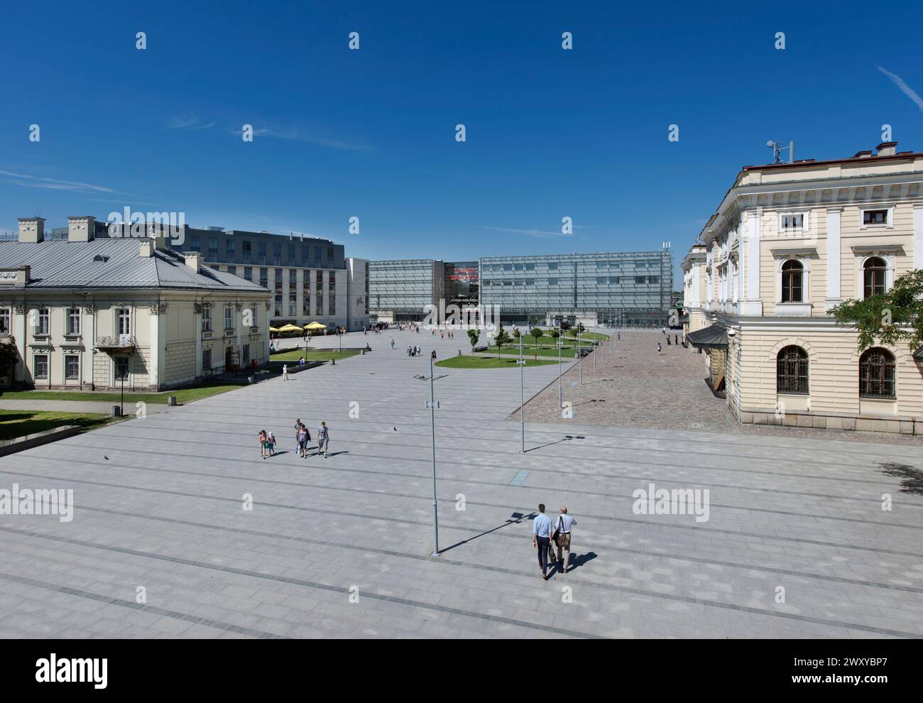 Jan Nowak-Jezioranski-Platz, Krakau, Polen Stockfoto