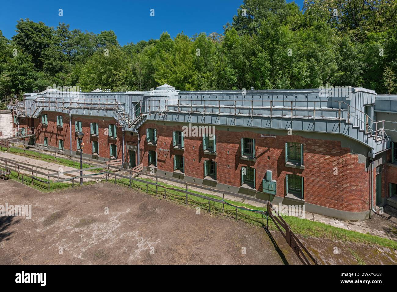 Festung Krakau, Fort 49 Krzeslawice, Krakau, Polen Stockfoto