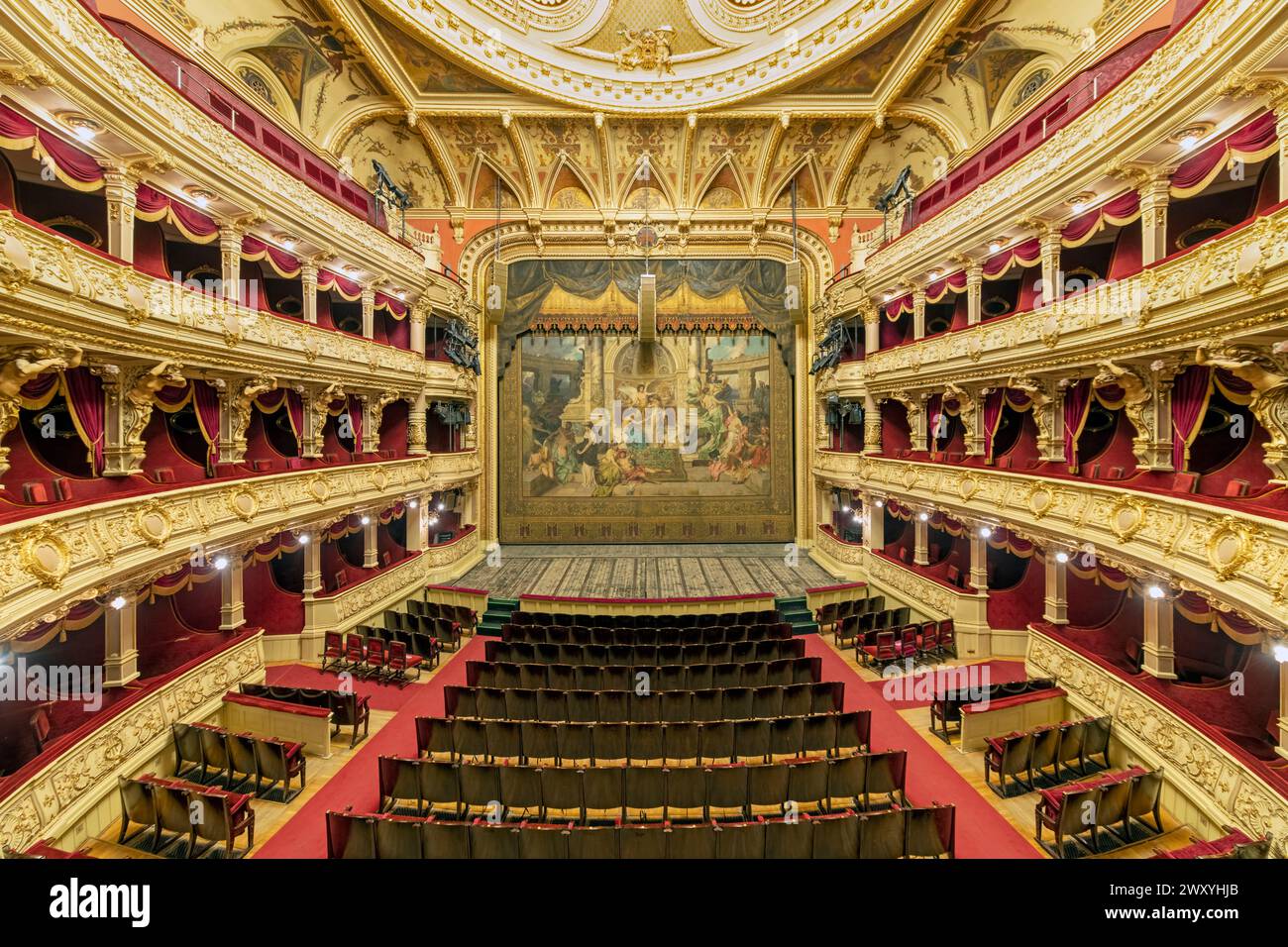 Juliusz Slowacki Theater, Krakau, Polen Stockfoto