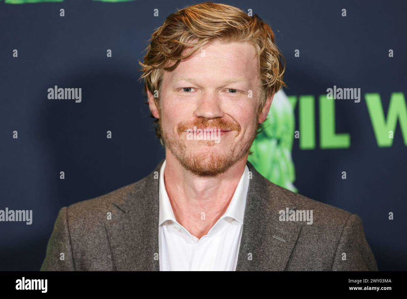 LOS ANGELES, KALIFORNIEN, USA - 2. APRIL: Jesse Plemons kommt am 2. April 2024 bei der Los Angeles Special Screening von A24's 'Civil war' im Academy Museum of Motion Pictures in Los Angeles, Kalifornien, USA. (Foto: Xavier Collin/Image Press Agency) Stockfoto