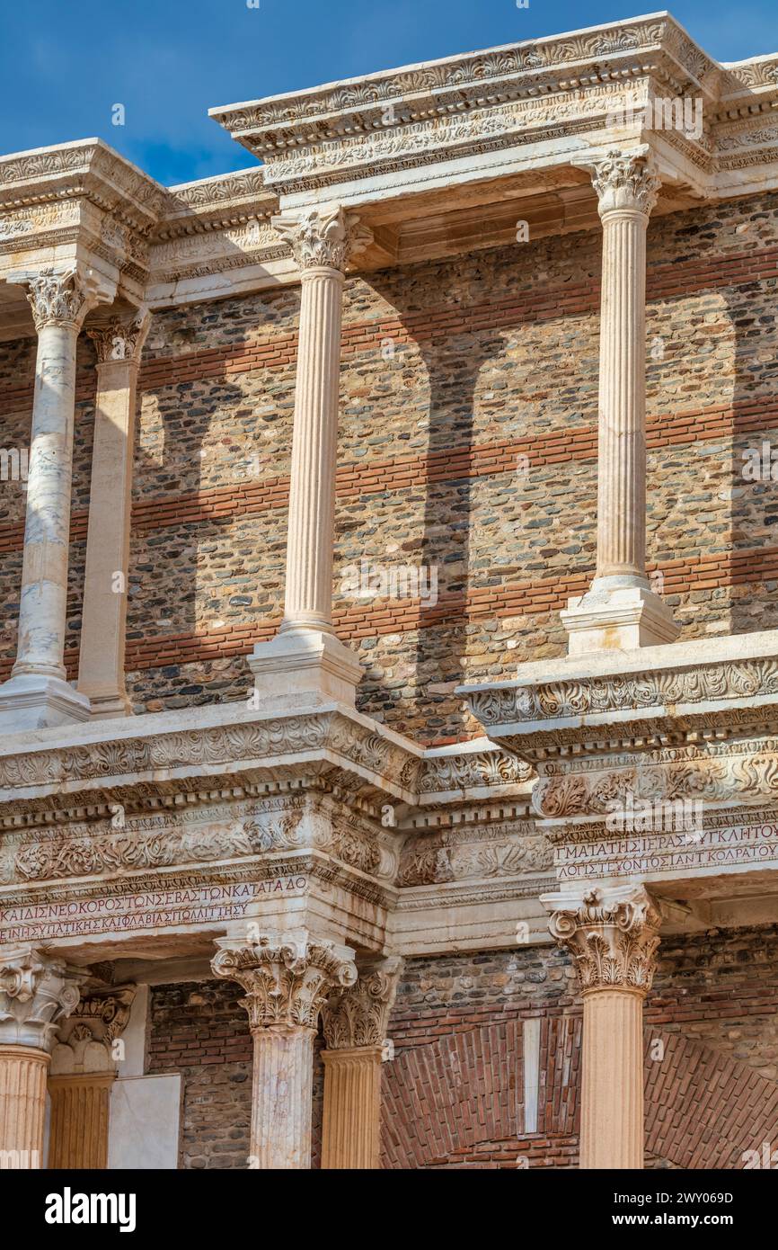 Gymnasium, 2. Jahrhundert, Sardes, Provinz Manisa, Türkei Stockfoto