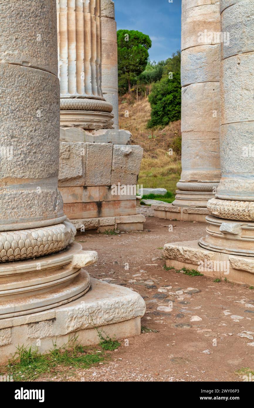 Artemis-Tempel, Sardes, Provinz Manisa, Türkei Stockfoto