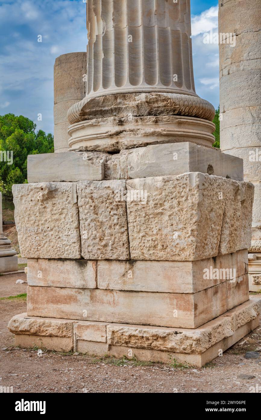 Artemis-Tempel, Sardes, Provinz Manisa, Türkei Stockfoto