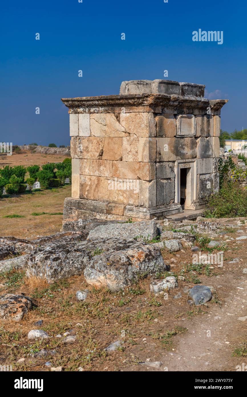 Hierapolis, Pamukkale, Provinz Denizli, Türkei Stockfoto